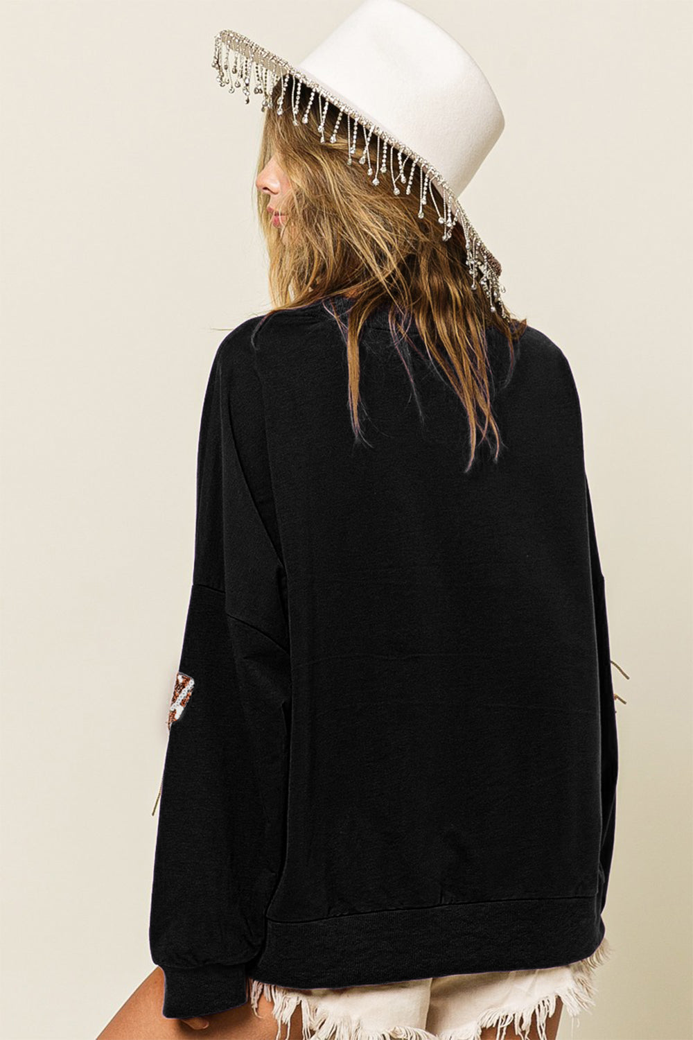 Friday Night Lights Fringe Football Sweatshirt