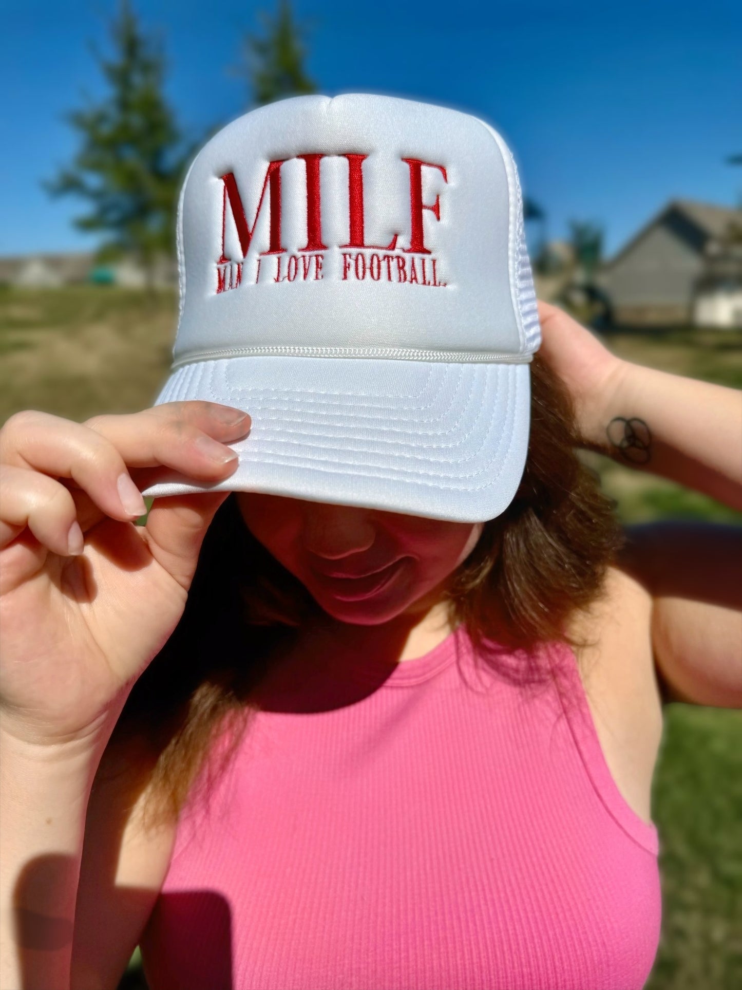 MILF (Man I Love Football) Trucker Hat
