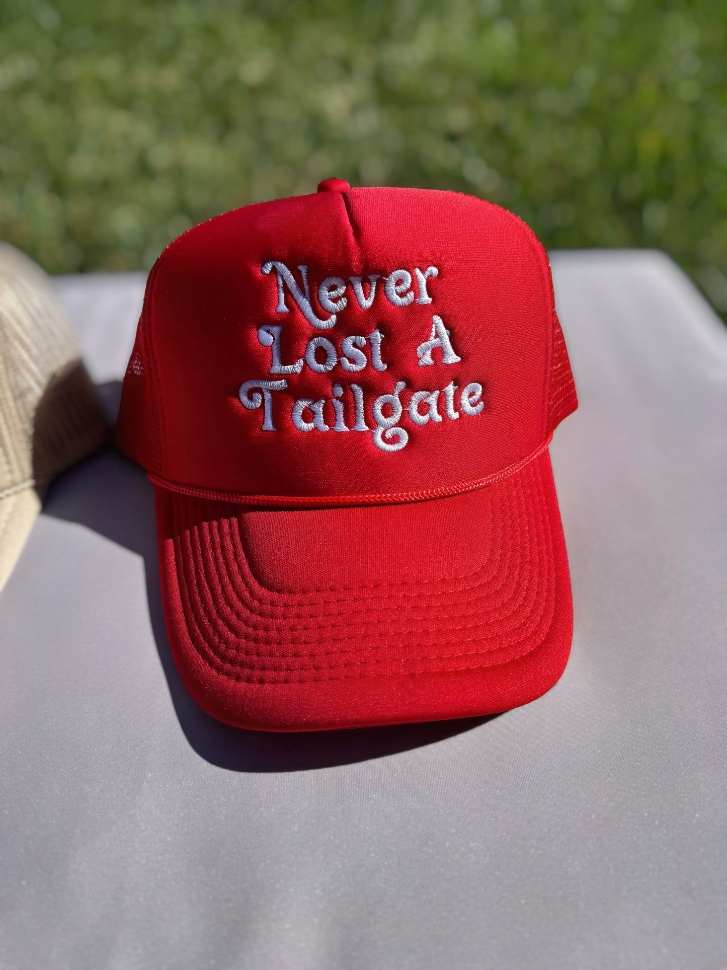 Never Lost a Tailgate Trucker Hat