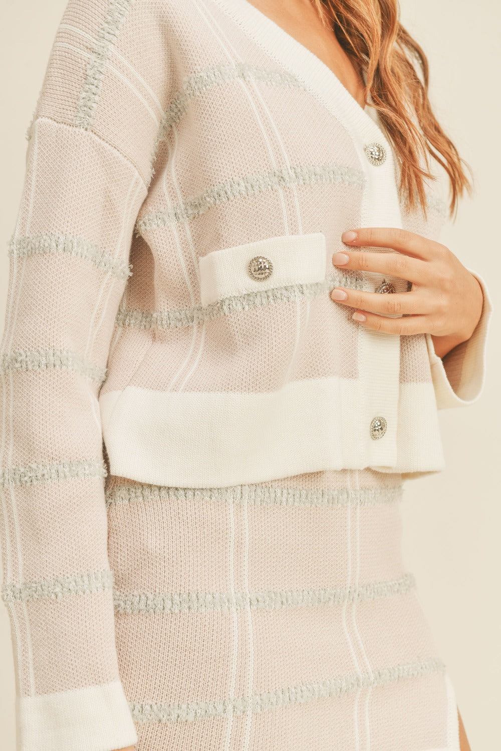 Pretty in Plaid Sweater & Mini Skirt Set
