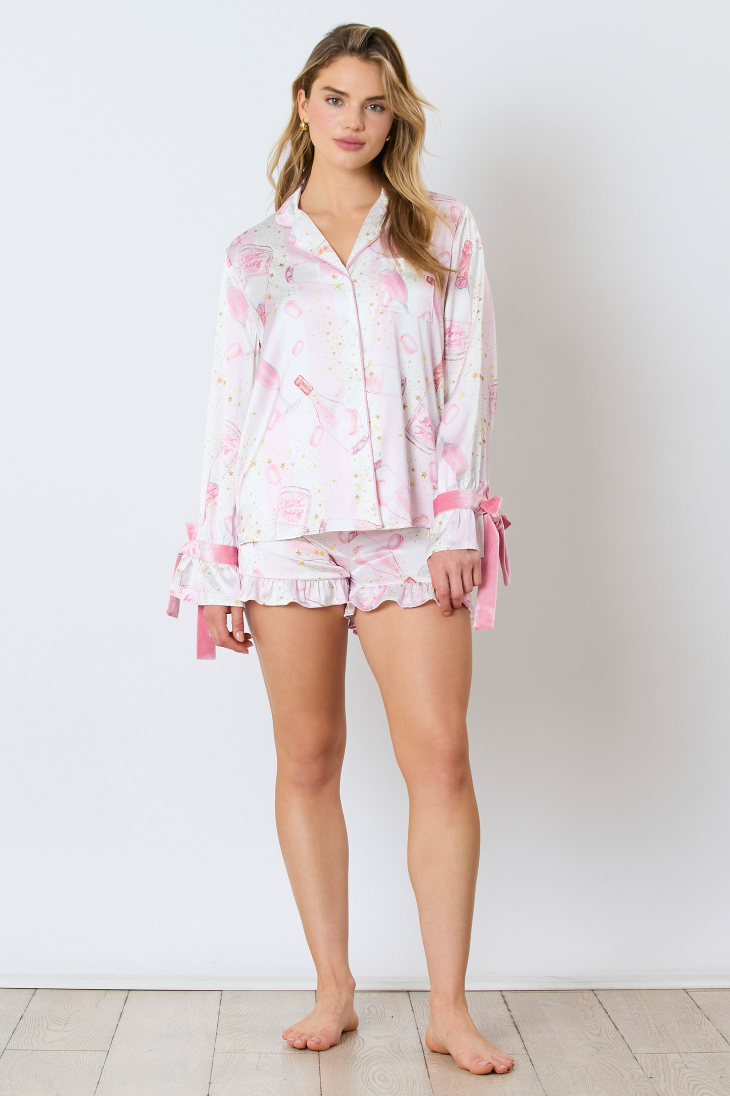 Pop the Champagne Pajama Top