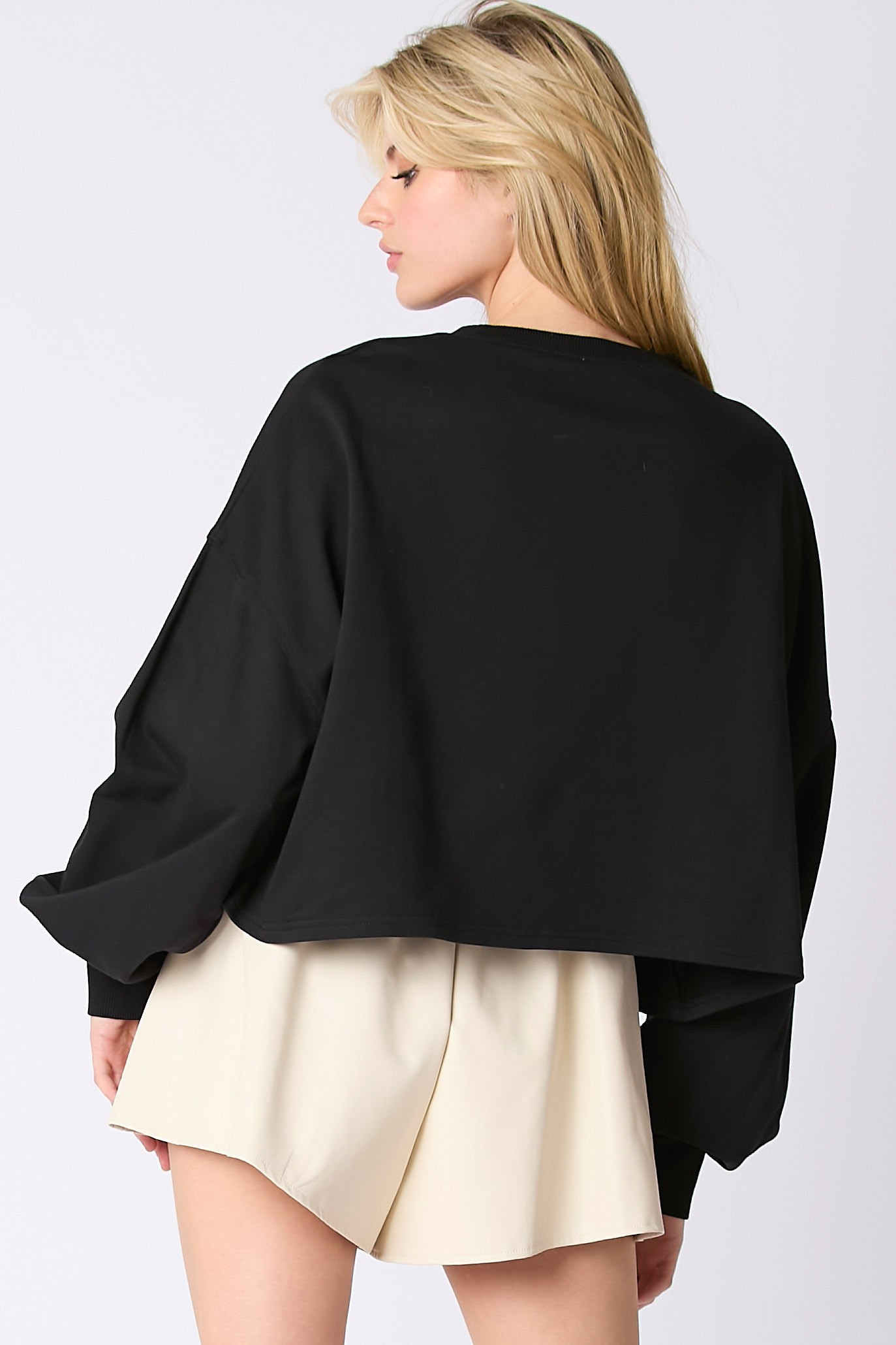 Trick or Treat Cropped Sweatshirt