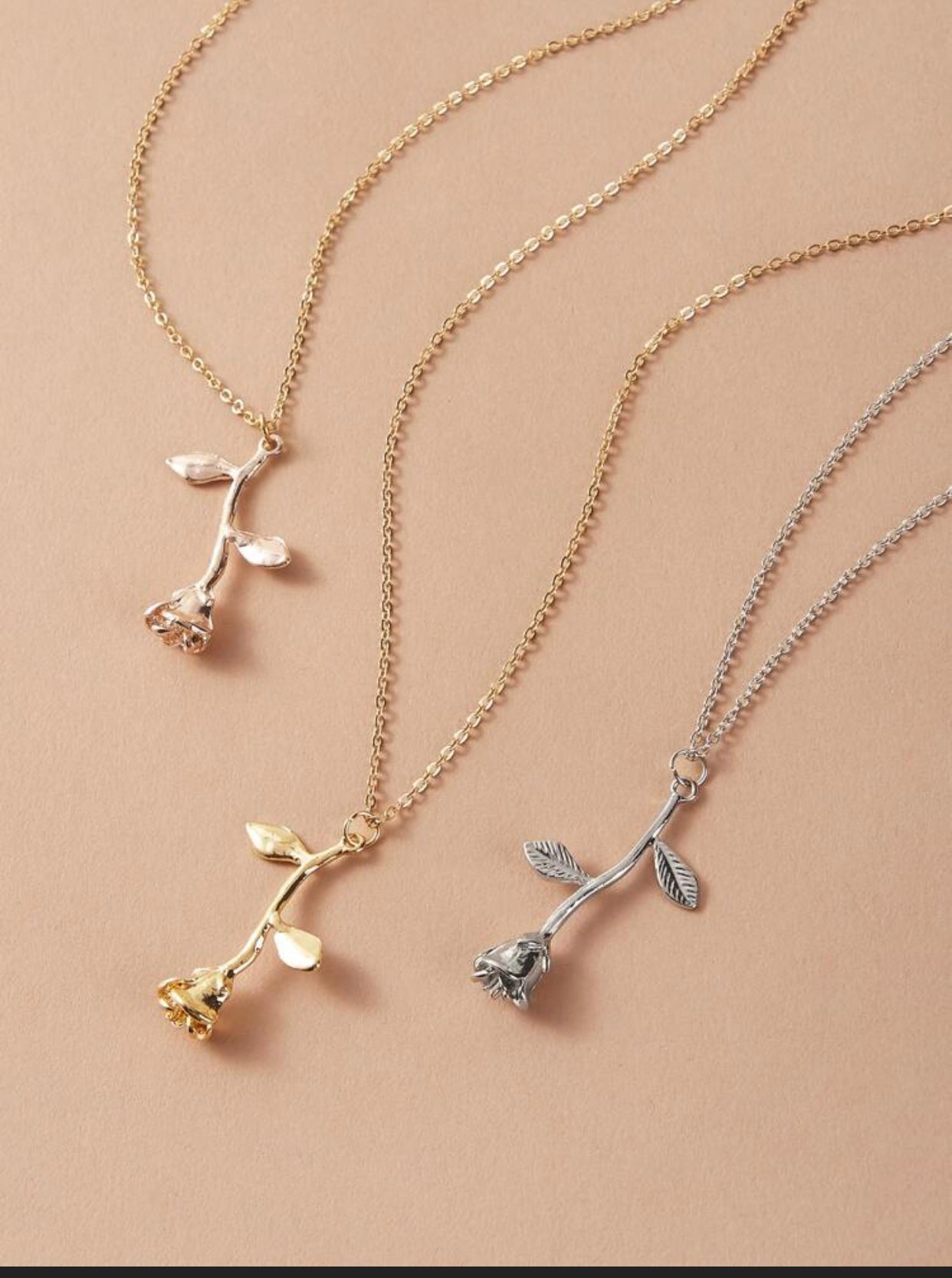 Roses are.... Necklace