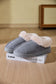 Faux Fur Round Toe Platform Slippers