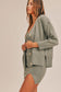Sweater Weather Trio Matching Set - Olive
