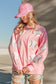 BiBi Sequin Baseball Patches Sweatshirt