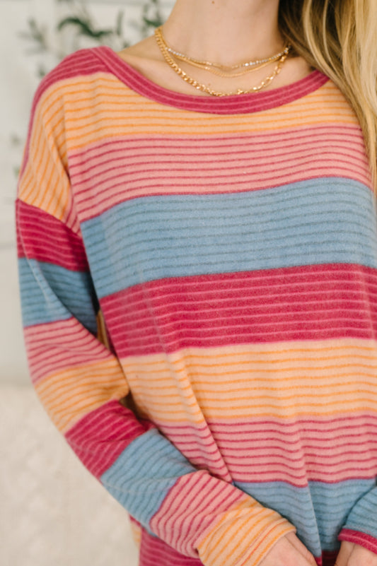 Back Home Drop Shoulder Top