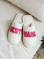 PREORDER: Best Mama Embroidered Fuzzy Slippers