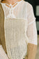 Corner of the Block Loose Knit Sweater