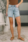 Evelyn Mid Rise Rigid Magic Dad Shorts