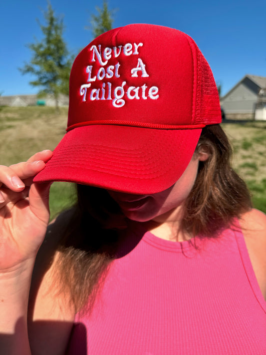 Never Lost a Tailgate Trucker Hat