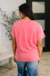 Had to Be There Mineral Wash Tee in Fuchsia