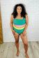 Fiji Color Block Swim Top