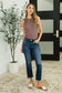 Nova High Waist Dark Wash Kick Flare