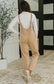 Little Miss Picnic V-Neck Jumpsuit in Brush