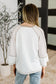 Preoccupied Striped Sleeve Top in Tan