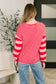 Rhythm & Rows V-Neck Drop Shoulder Pullover