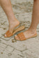 Screen Woven Square Toe Sandal