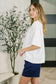 Sense of Clarity Boxy Top in Off White
