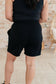 Settle In Dad Shorts in Black