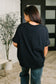 The Layback Relaxed Basic Tee in Black