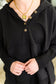 Warm Intentions Henley Pullover in Black