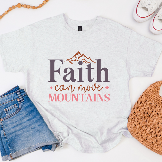 Can Move Mountains Graphic Tee and Sweatshirt