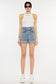 Kancan Ultra High Rise Paperbag Denim Shorts