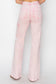High Rise Wide Leg Cargo Pocket Jeans