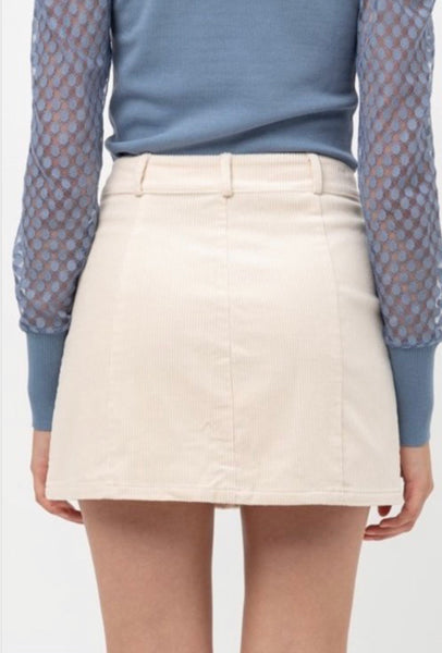 Cordur-yay Skirt Cream